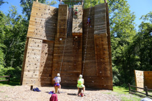 Climbing Wall at Camp Mason